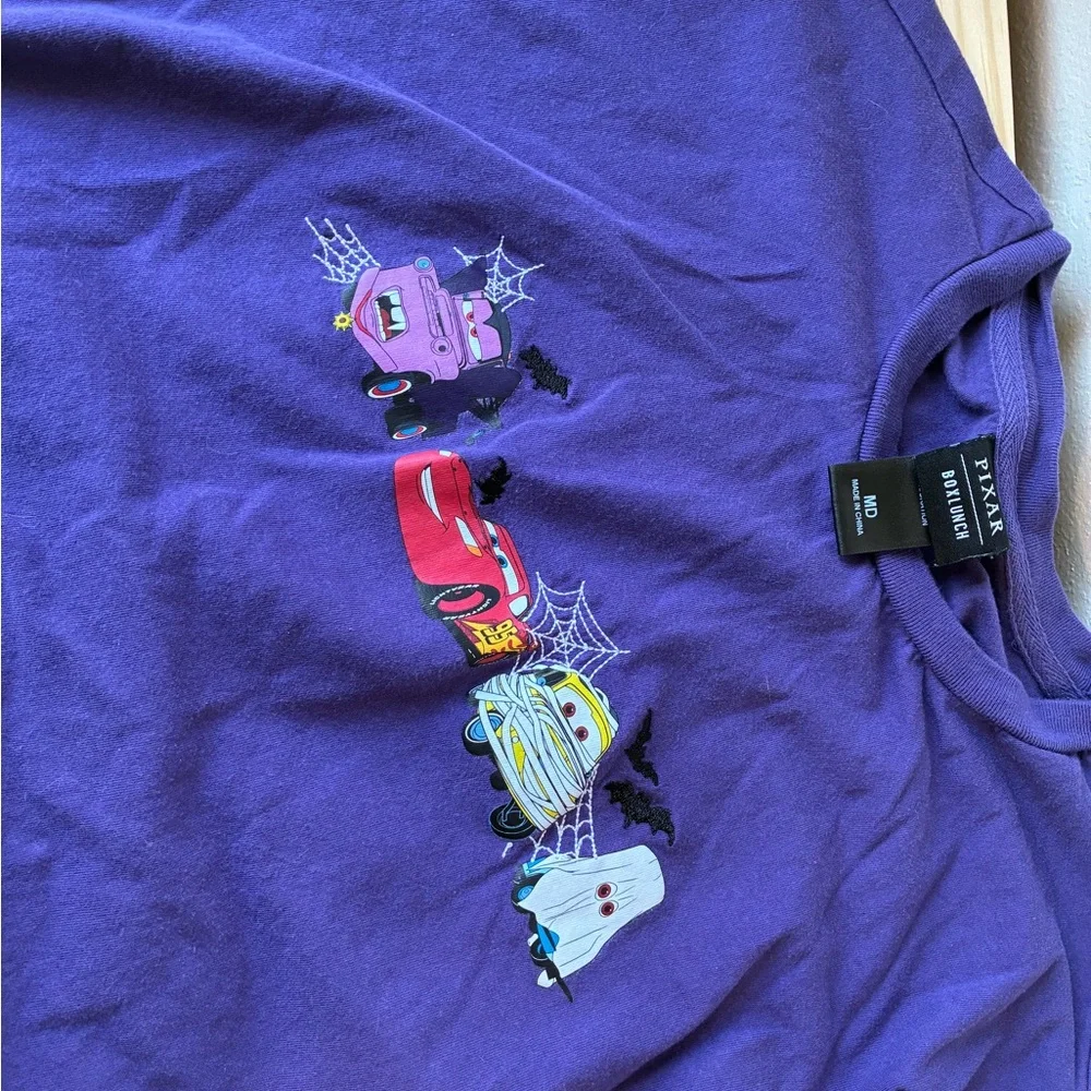 Disney Pixar Cars Halloween Women's Short Sleeve Tee - Picture 2 of 2